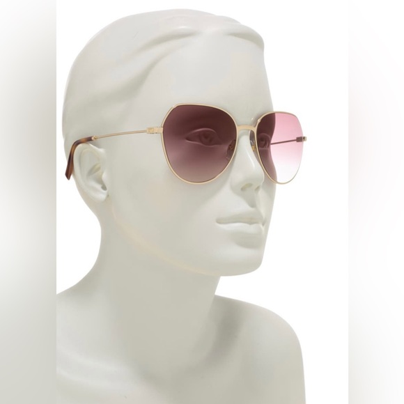 NWT Givenchy Gradient Sunglasses Gold Red 100% Authentic - Picture 3 of 12
